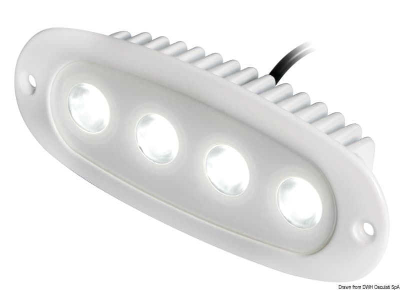ΠΡΟΒΟΛΕΑΣ LED ΧΩΝ. 4x3W 12/24V 150x60mm
