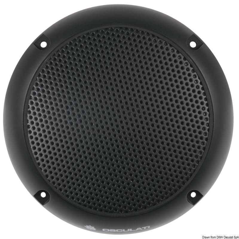 ΗΧΕΙΑ MARINE 2x30W O150mm ΜΑΥΡΑ