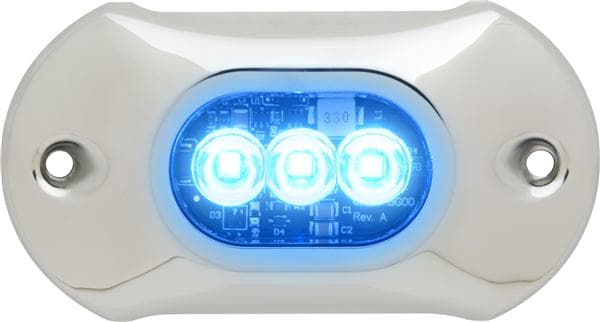 ΦΩΣ ΥΠΟΒΡΥΧΙΟ 3-LEDs ΜΠΛΕ 102x55mm