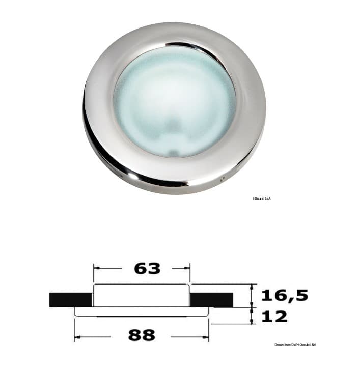 ΠΛΑΦΟΝΙΕΡΑ VEGA INOX ΧΩΝ Φ8.8cm