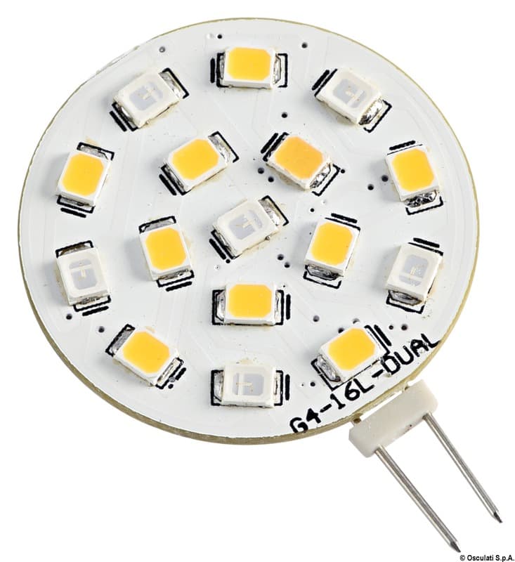 ΛΑΜΠΑ G4 16 SMD LED 24V ΛΕΥΚΟ/ΜΠΛΕ