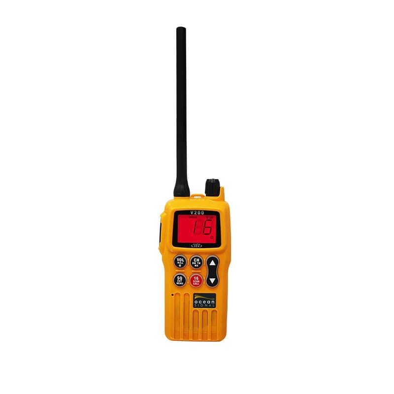 Ocean Signal V200 Ασύρματο Marine GMDSS VHF Radio, με κύρια μπαταρία