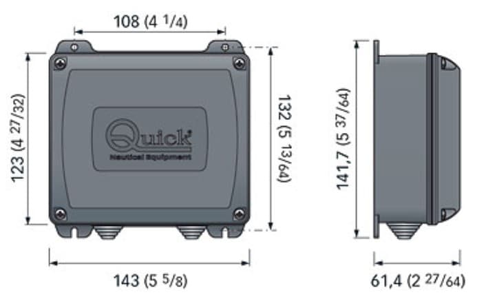 ΡΑΔΙΟΔΕΚΤΗΣ QUICK RRC 04 15A -FRRRCR040000B00 2