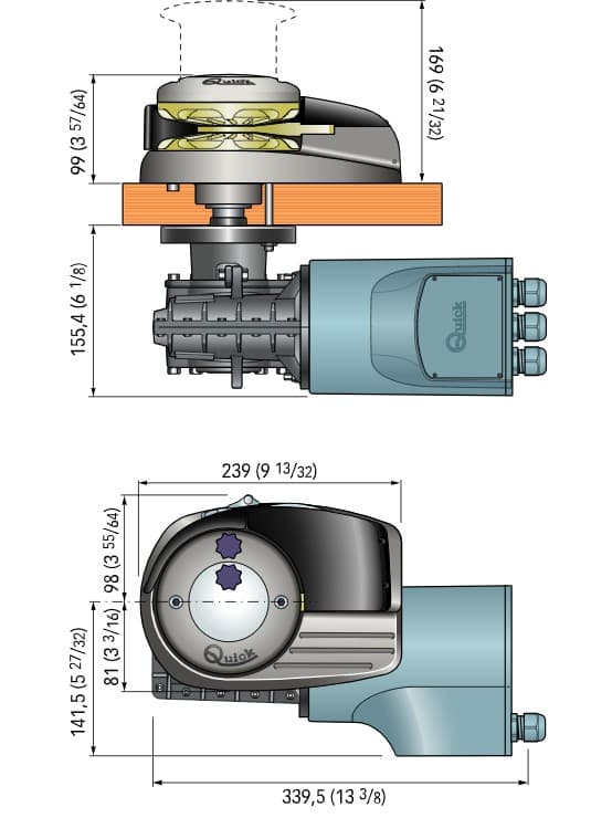 ΕΡΓΑΤΗΣ QUICK ALEPH AL3P 1000W 12V 10mm FSAL10120010B00 2